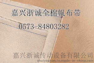 浙江全棉耐高温输送带 帆布输送带 食品全棉带